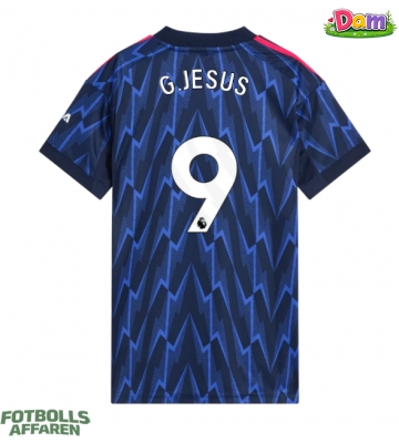 Arsenal Gabriel Jesus #9 Bortatröja Kvinnor 2025-26 Kortärmad